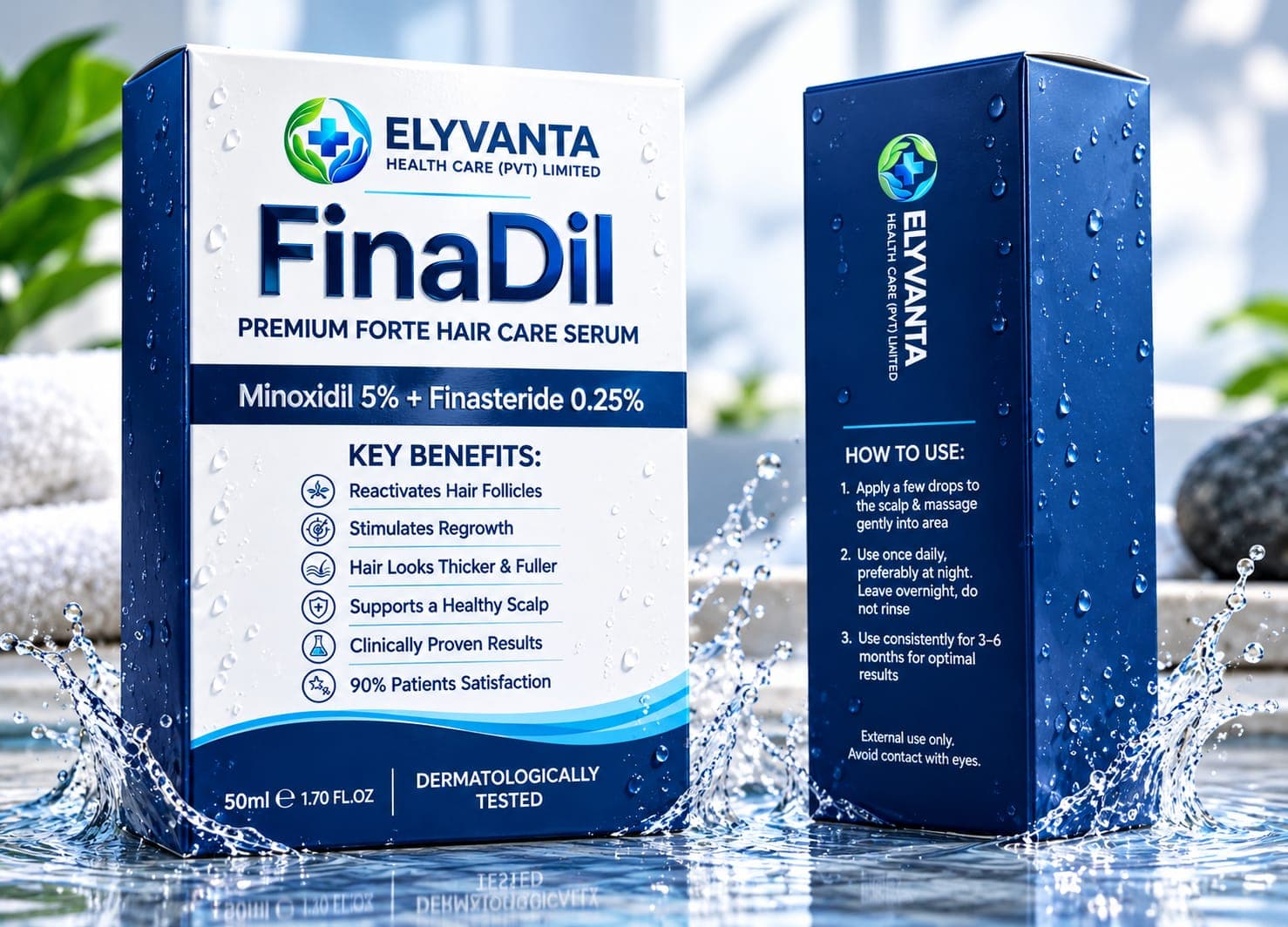 Finadil Hair Regrowth Serum product artwork