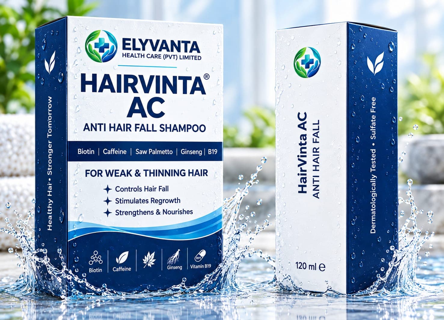 Hairvanta Anti Hair Fall Shampoo product artwork